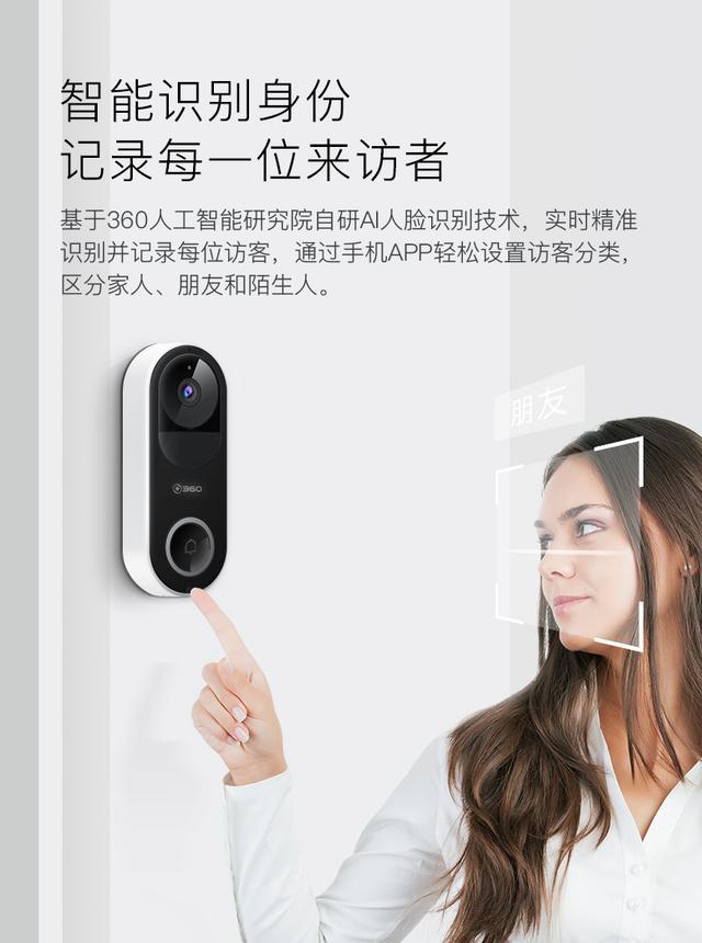360 智能门铃双11勇夺单品第一 AI赋能重新定义传统可视门铃(图3)