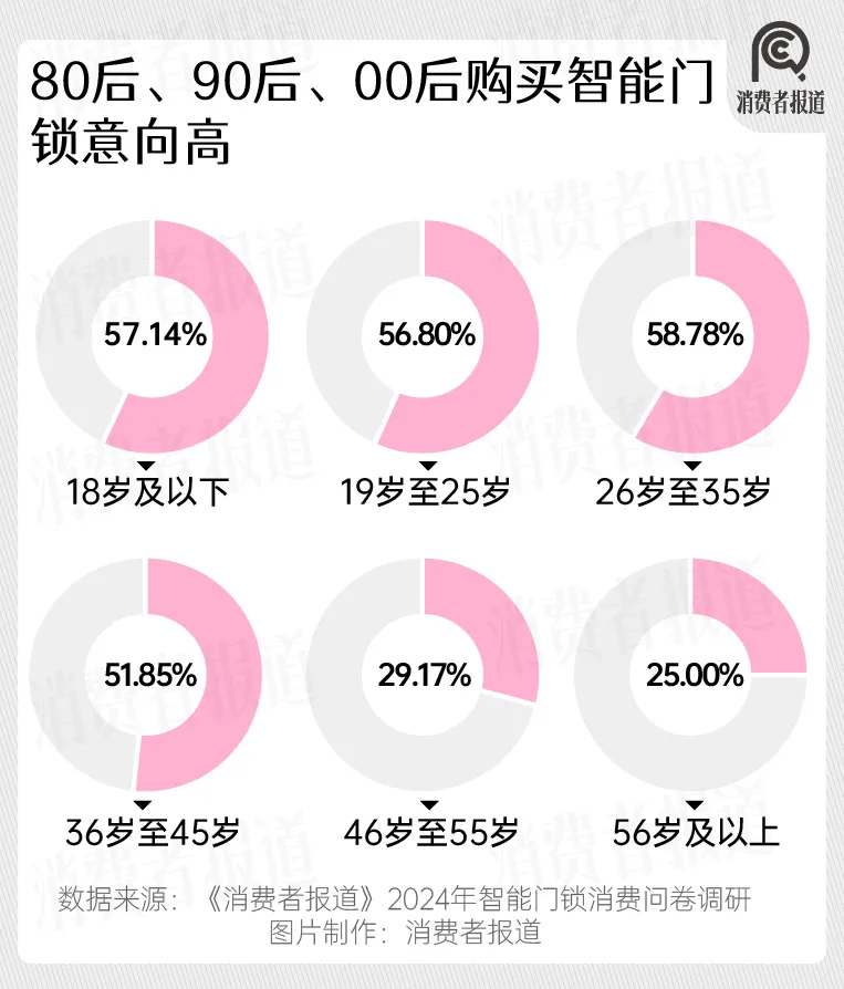 2024年智能门锁报告：年轻群体满意度过半德施曼与小米、华为共同位列前五(图3)