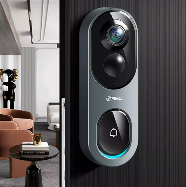 459元 360发布可视门铃AI全景版：360°鱼眼镜头(图1)