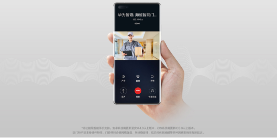 新品预售 华为智选 海雀智能门铃Pro：门前看家AI卫士(图2)