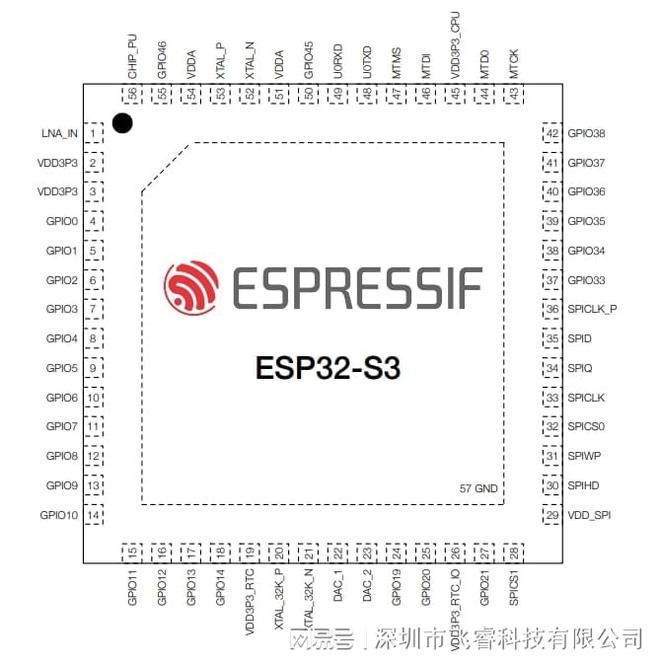 可视门铃无线WiFi物联网技术ESP32-S3无线模组方案(图3)