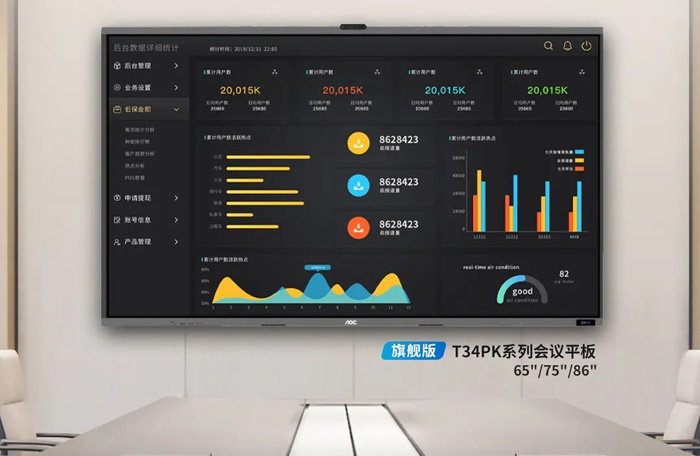 AOC旗舰版T34PK系列会议平板——强芯动能旗舰再升级！