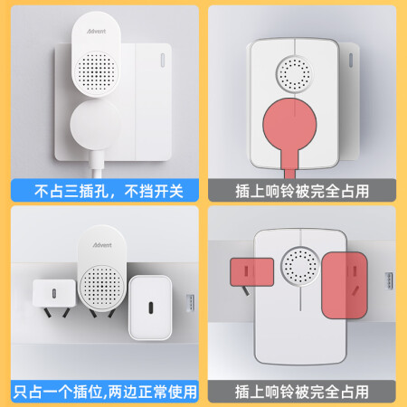 质量评测报告海得曼（Advet）门铃不用电池自发电无线门铃防水家用呼质量如何？实情爆料细节！(图3)