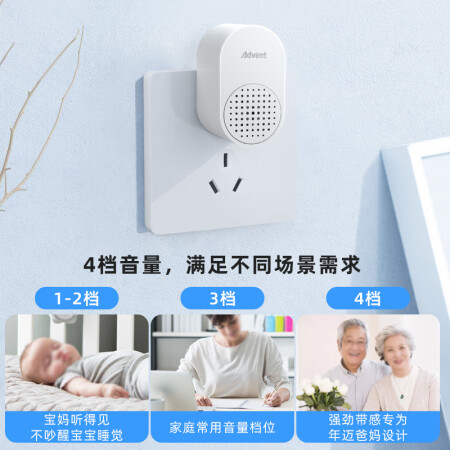 质量评测报告海得曼（Advet）门铃不用电池自发电无线门铃防水家用呼质量如何？实情爆料细节！(图5)
