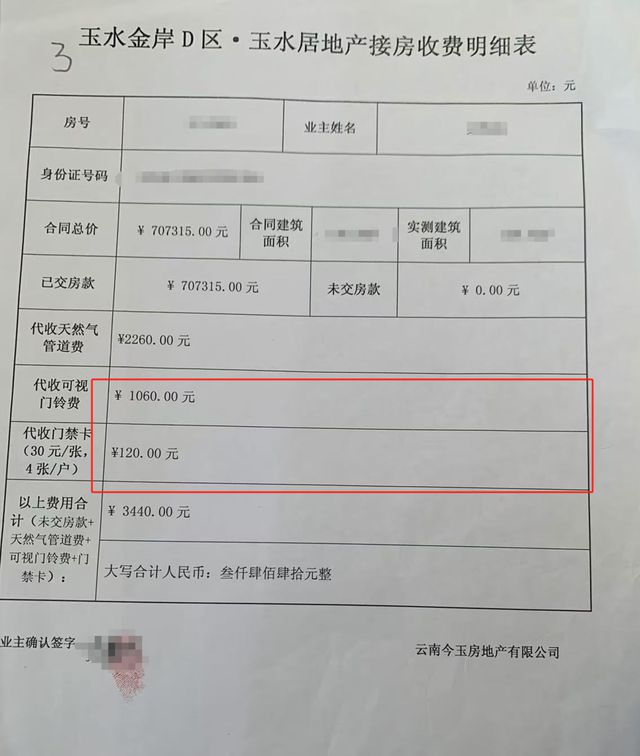 原价159元的可视门铃却收取1060元？女子投诉物业乱收费 相关部门回应