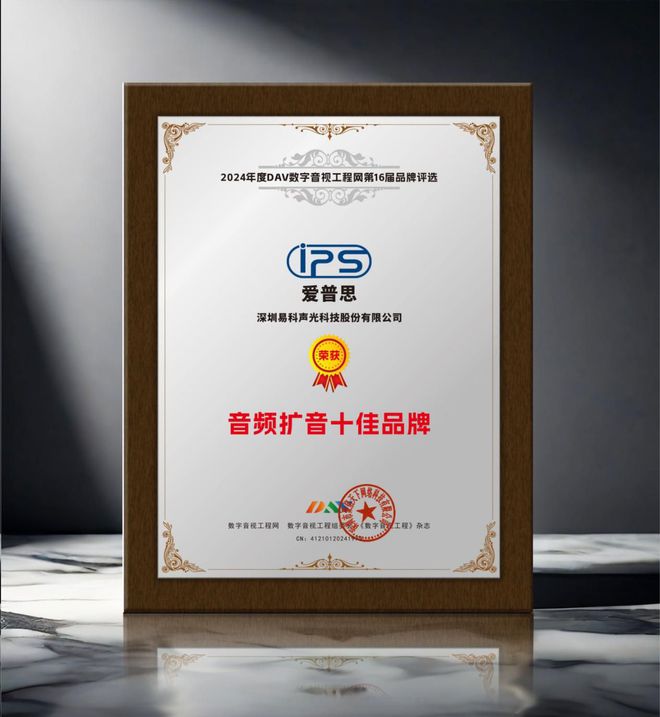 喜讯来袭！ DAV01“2024年度音频扩音十大品牌”名单公布！(图7)