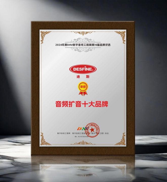 喜讯来袭！ DAV01“2024年度音频扩音十大品牌”名单公布！(图5)