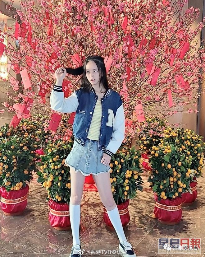 TVB“御用童年”陈偲颖15岁暴风式成长！变长腿美少女拥混血靓样网民推举选港姐(图10)
