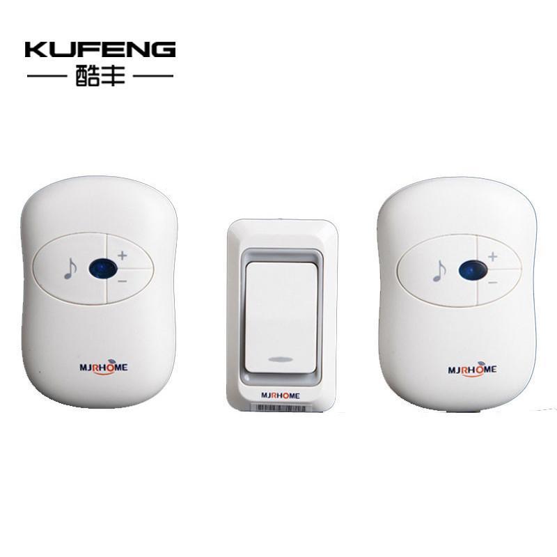 厂家无线大板按键 呼叫器家用门铃三拖二防