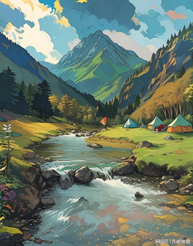 AI绘画新玩法：在线一键照片变手绘插画(图1)