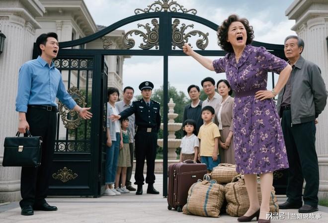 离婚第五天前夫一家10口搬进豪宅被门卫拦下婆婆懵了