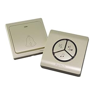 户外防水无线门铃别墅室外自发电入户叮咚门钟免插电老人呼叫器