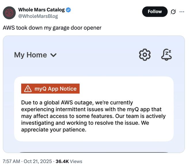 亚马逊云服务宕机我家的猫饿了整整一天(图9)