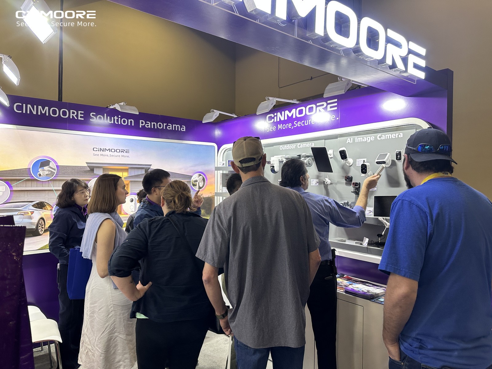 亮相全球！CINMOORE携全景生态布局站上全球安防专业舞台ISC West 2026(图4)