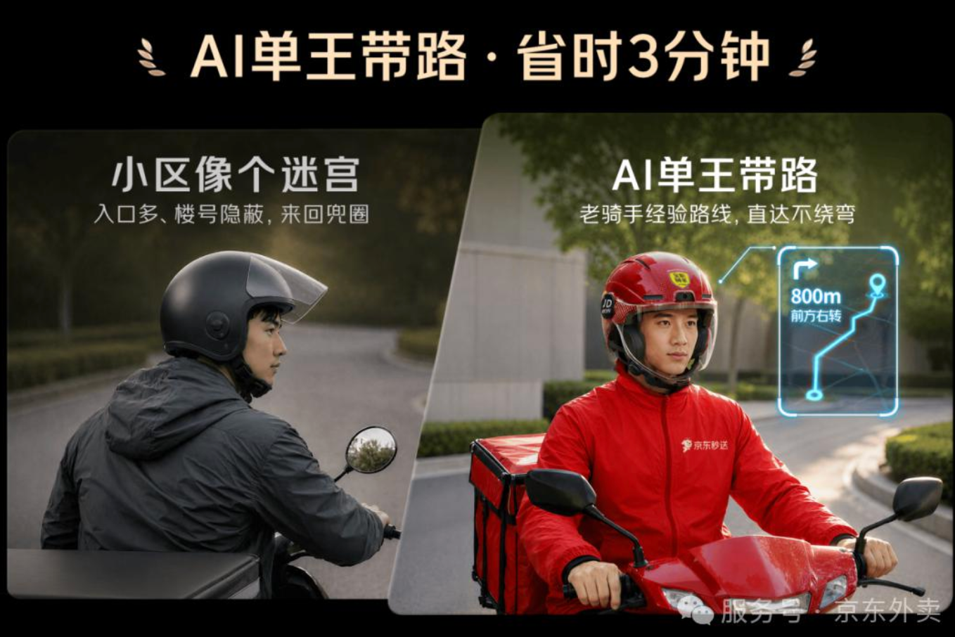 京东外卖推出AI智能头盔首批免费配发全职骑手(图2)